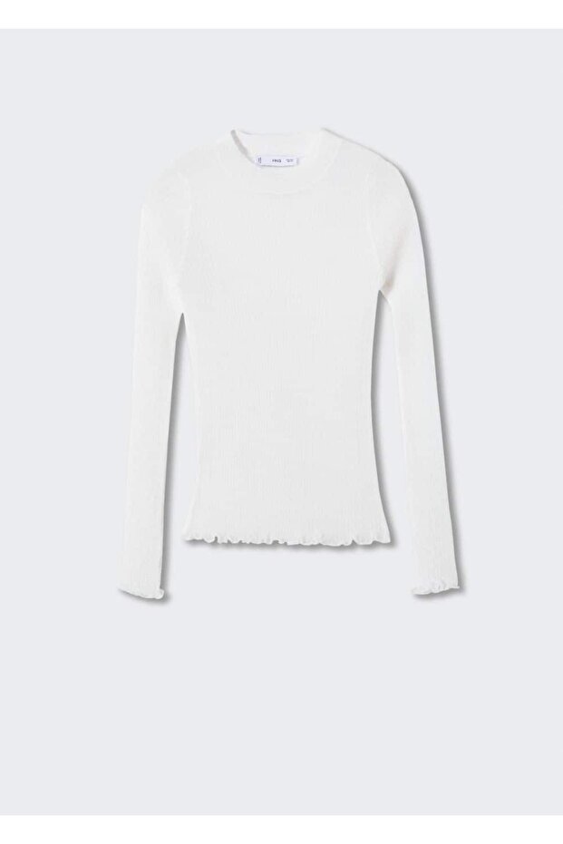 Yarı Şeffaf Triko Kazak - 3