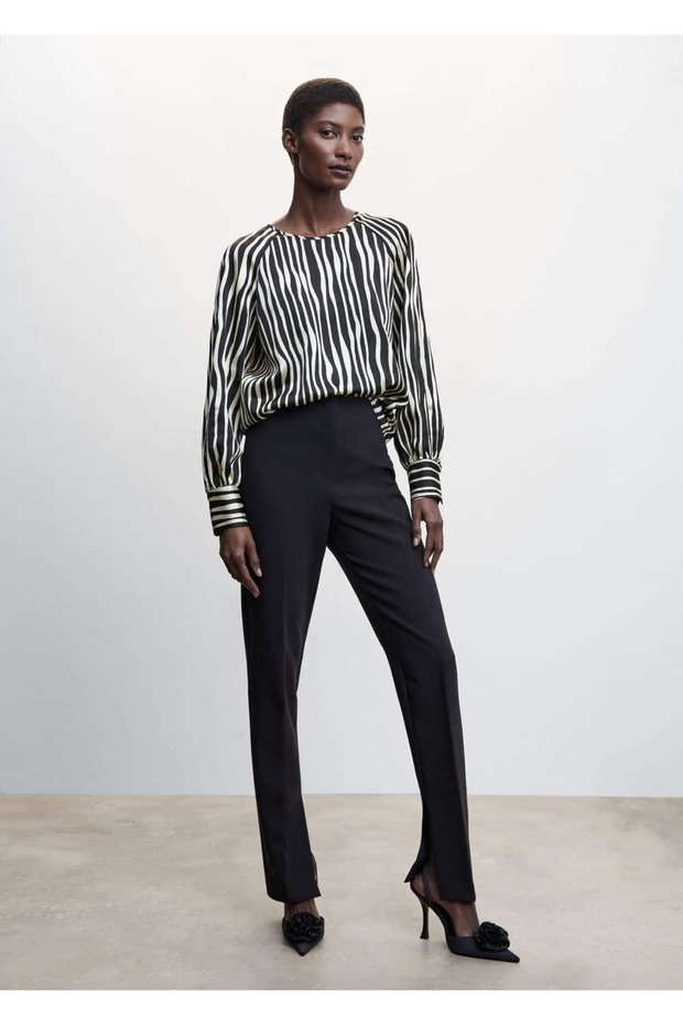 Hayvan Desenli Bluz - 2