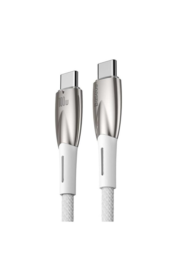 Glimmer Series 100w 200 Cm Pd Type-c Şarj Kablosu Beyaz - 3