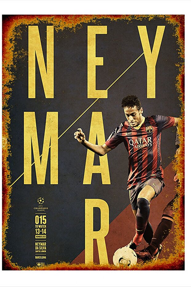 Neymar Hediyelik Mdf Tablo - 1