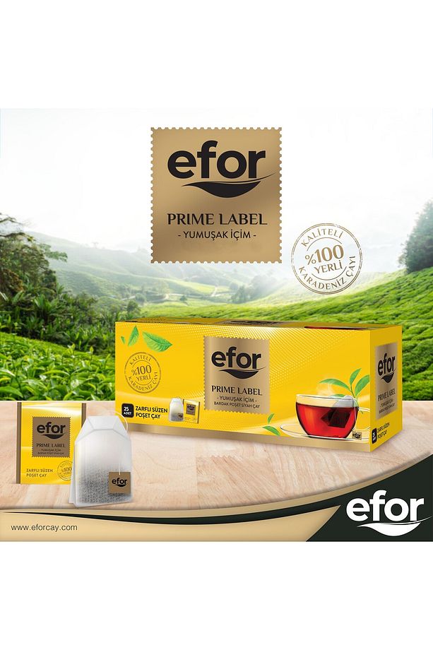 Efor Prime Label Bardak Poşet Çay 2gr x 25 adet - 2