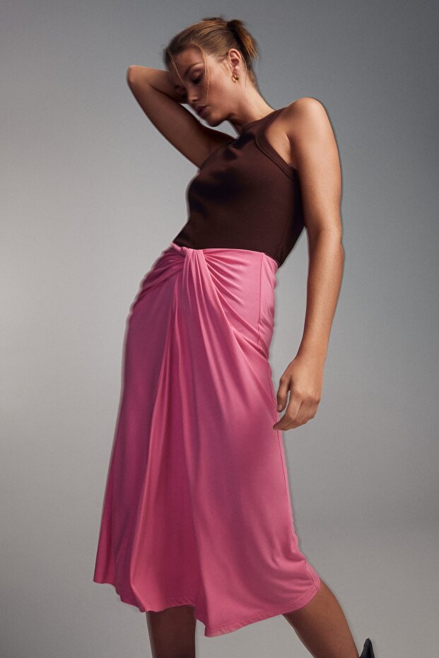 Pembe Kadın Etek 37092003 - 7