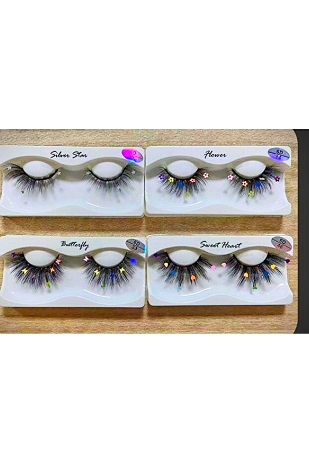 Kirpik Glitter 4lü Set - 1