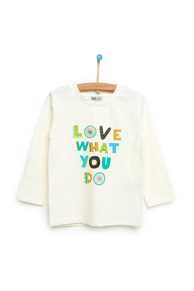 HelloBaby Basic Baskılı Uzun Kol Tshirt Unisex - 2