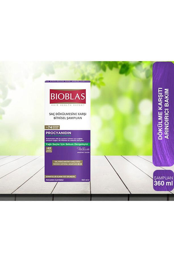 Saç Dökülmesine Ve Yağlanmaya Karşı Şampuan 360 ml 1 adet - 1