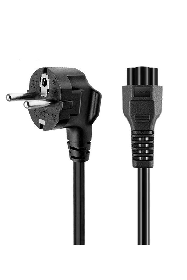 Laptop Adaptör Güç Kablosu 1.2 Mt Yonca Başlık Power Kablo Notebook Şarj Adaptörü İçin - 2