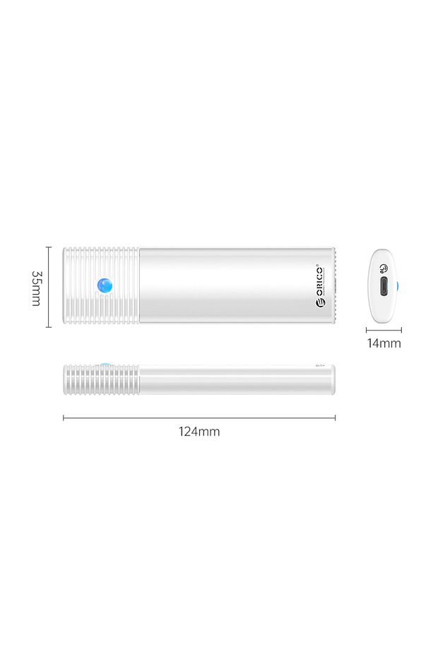USB3.2 Gen2 10Gbps 4TB M.2 NVME NGFF SSD Harddisk Kutusu, SATA PCIe M-Key B+M Key, Beyaz uyumlu - 3