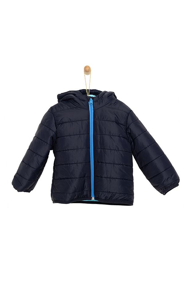 HelloBaby Basic Kulaklı Kapüşonlu Mont Erkek Bebek - 1