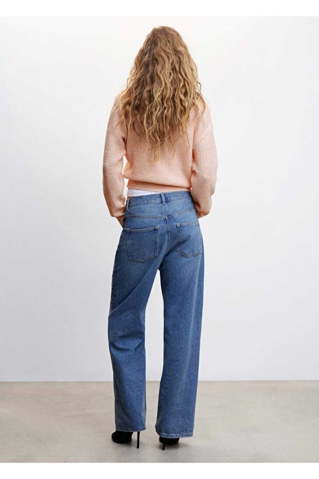 Kayık Yaka Cropped Kazak - 4