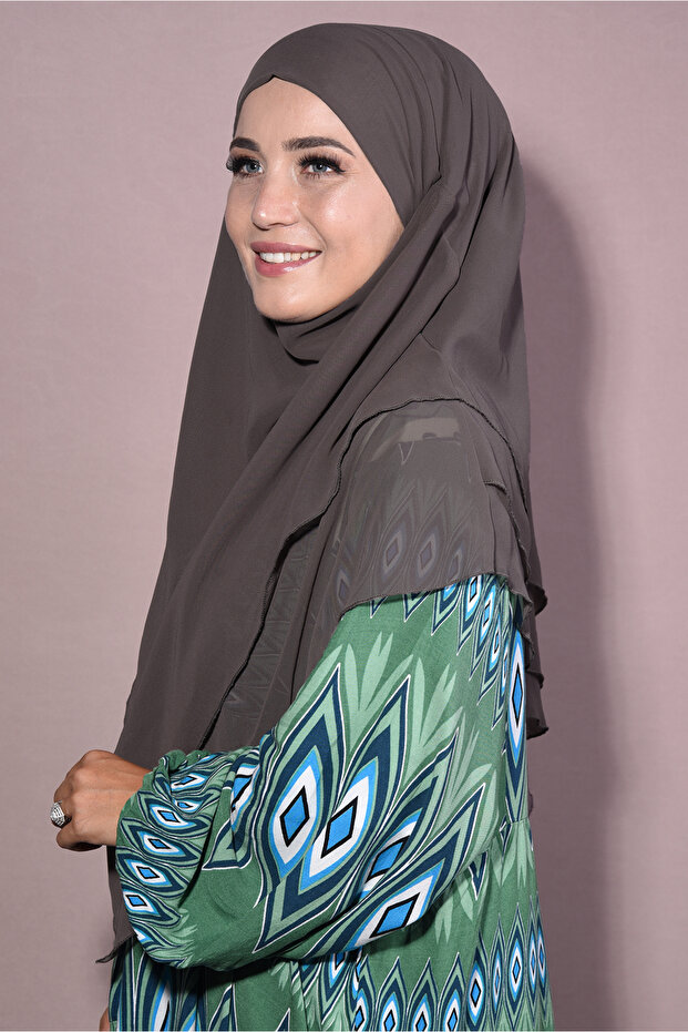 Hijab Medium Size Ready Chiffon Souffle Khimar