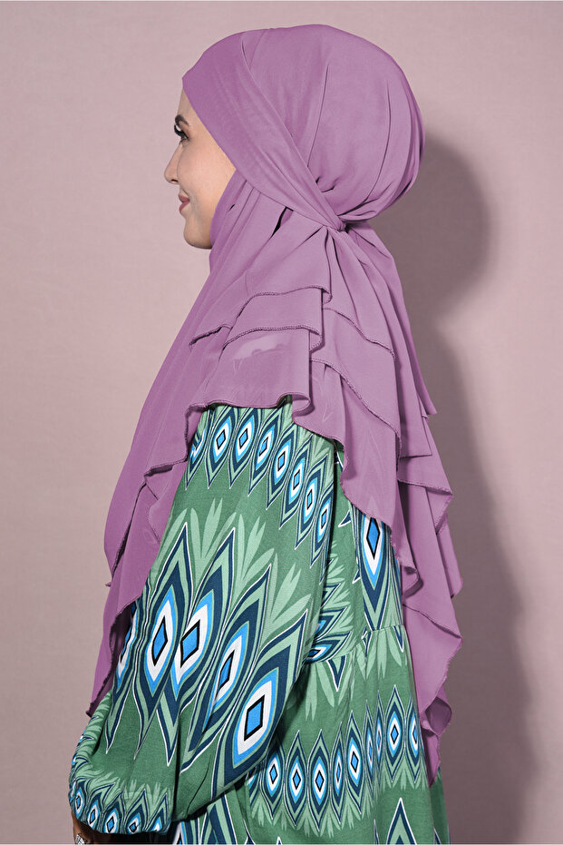 Hijab Medium Size Ready Chiffon Souffle Khimar