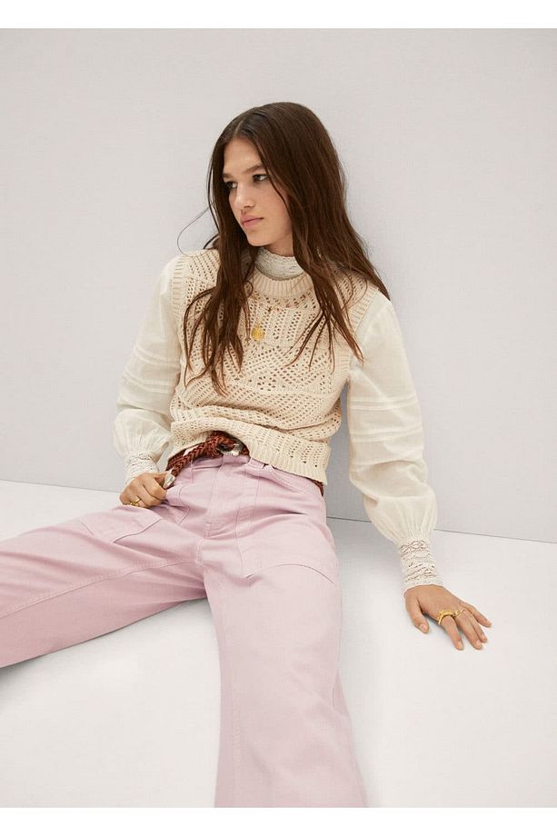 Yüksek Bel Slouchy Jean Pantolon - 6