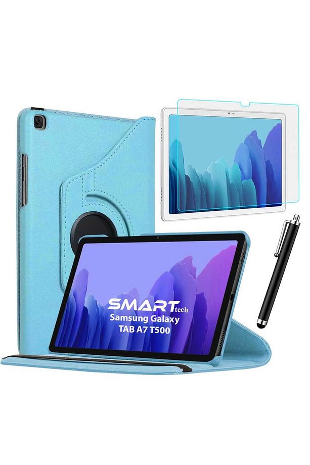 Samsung Galaxy Tab A7 T500 / A7 LTE T505 T507 Kılıf Ekran Koruyucu Kalem Set - 1