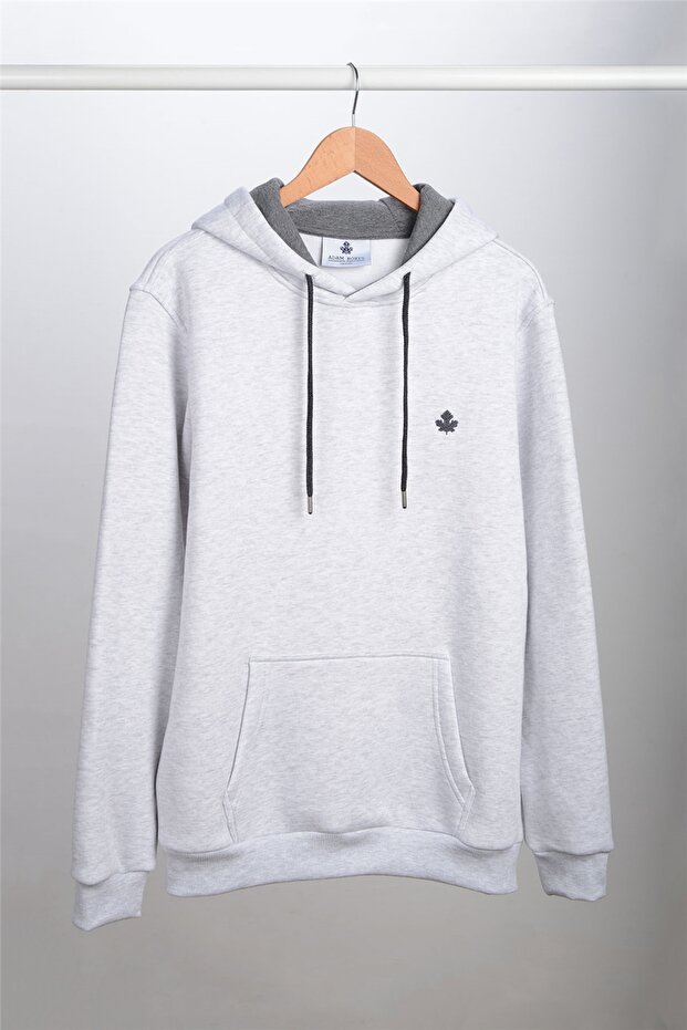 Hooded Sweatshirt N-siangela - Light Gray