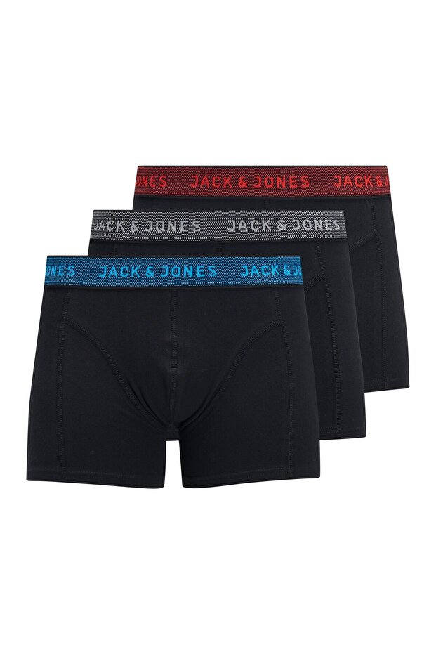 Jack Jones Waistband Trunks 3 Pack Noos Men's Black5 Boxer 12127816-30