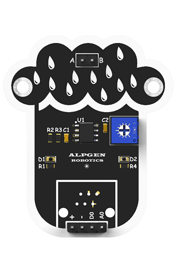 Yağmur Sensör Modülü Su Sensörü - 3