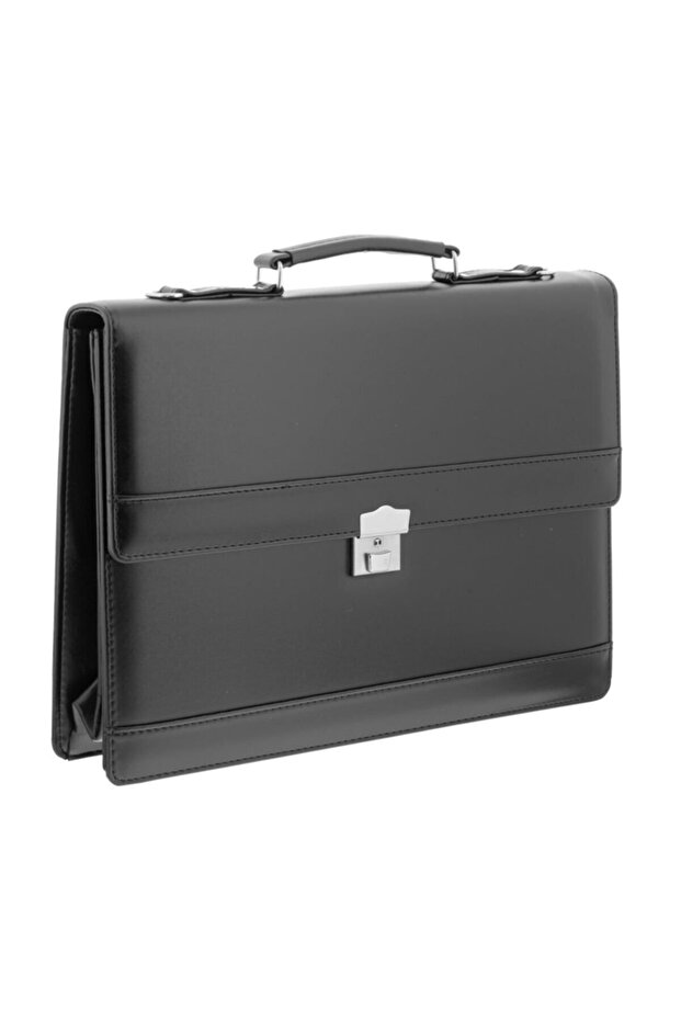 Siyah Deri Evrak Çantası PC-06 - 1