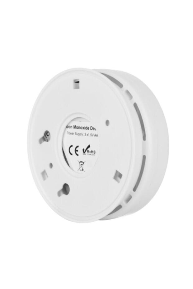 Lcd Co Sensör Karbon Monoksit Sireni Dedektörü - 2