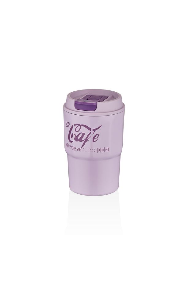 450ml Taşıma Askılı Paslanmaz Çelik Termos Bardak /Kahve Bardak Mug - 1
