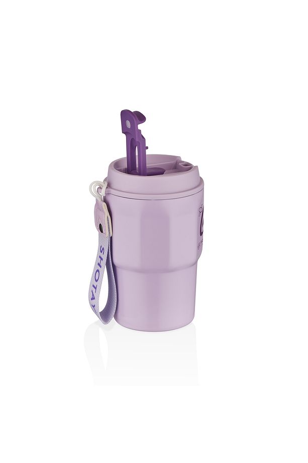 450ml Taşıma Askılı Paslanmaz Çelik Termos Bardak /Kahve Bardak Mug - 2