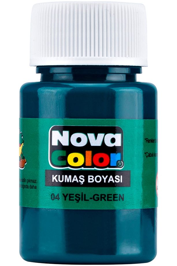 Nova Color Renk Seçenekli Tek Şişe Kumaş Boyası 30ml - 1