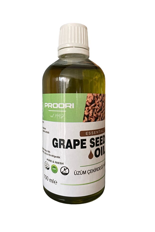 زيت بذور العنب الطبيعي 100 مل زجاج