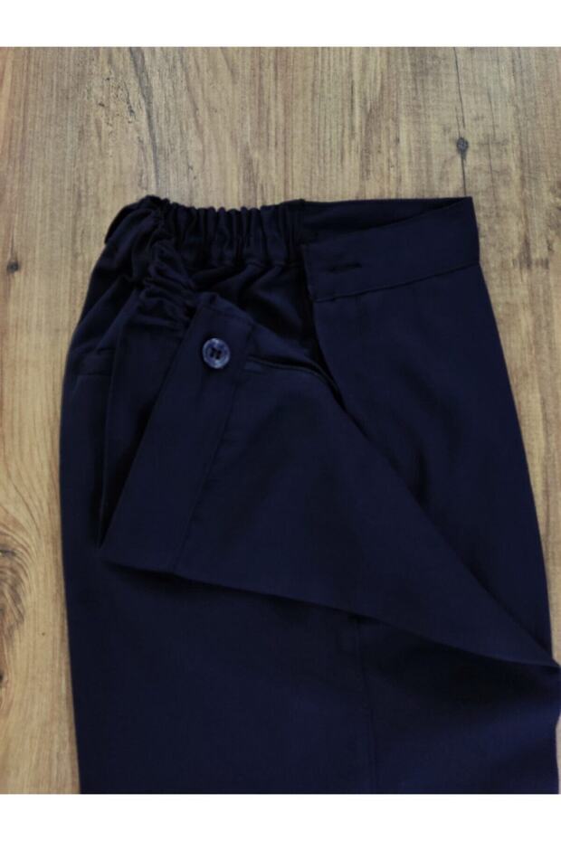 Primary and Secondary School Navy Blue Şerz School Trousers