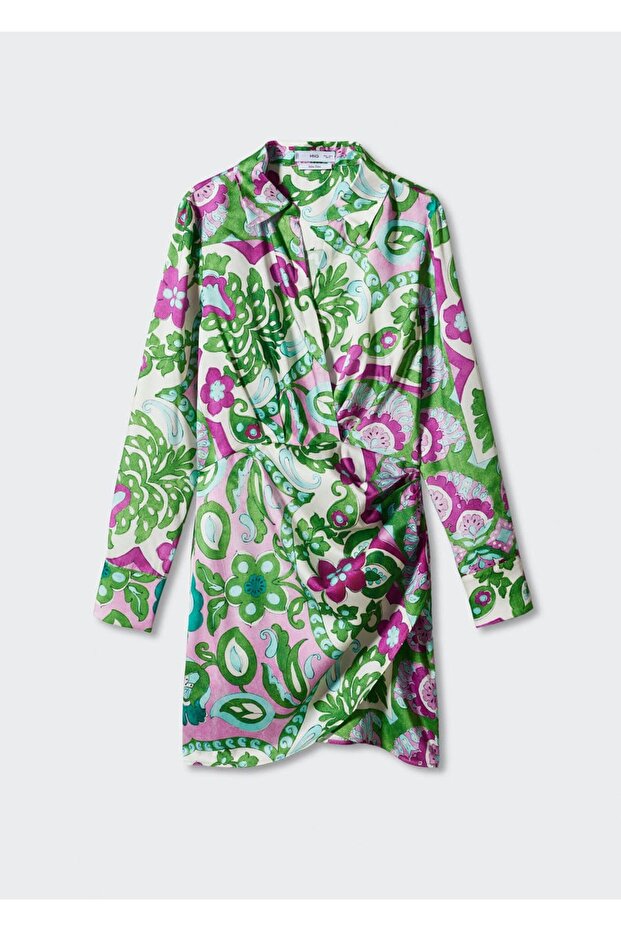 Anvelop Saten Elbise - 3