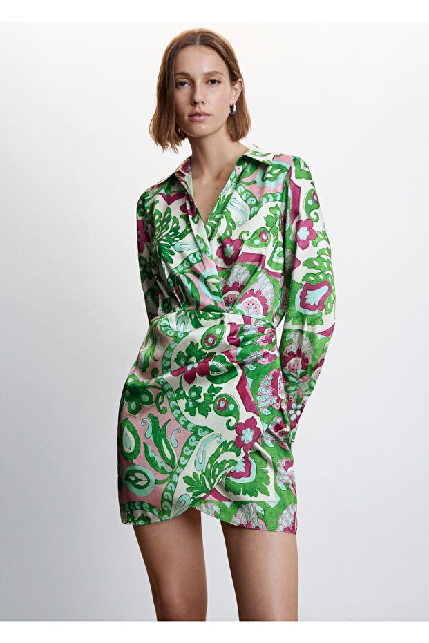 Anvelop Saten Elbise - 1