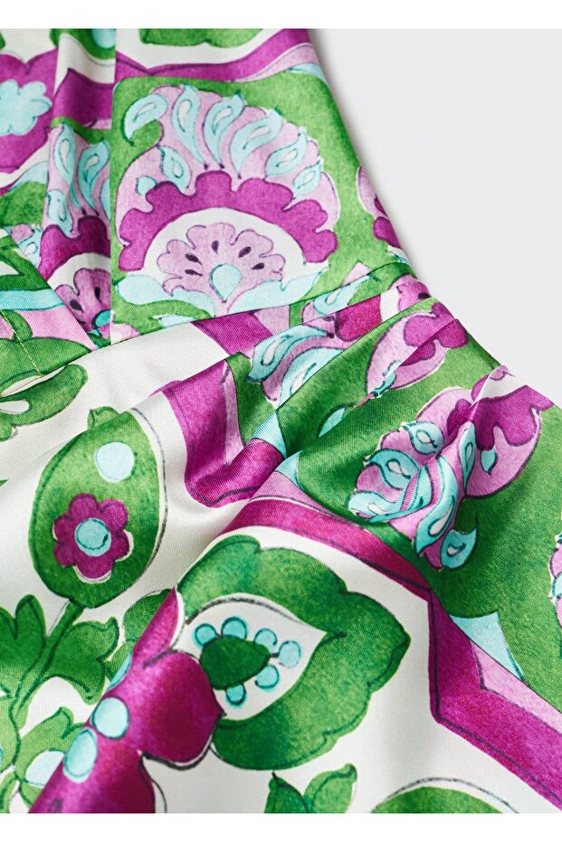 Anvelop Saten Elbise - 5