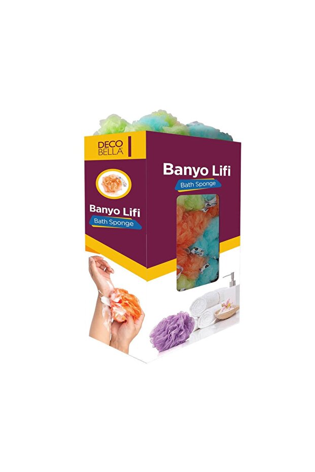 3 كرات من ألياف الاستحمام - 1