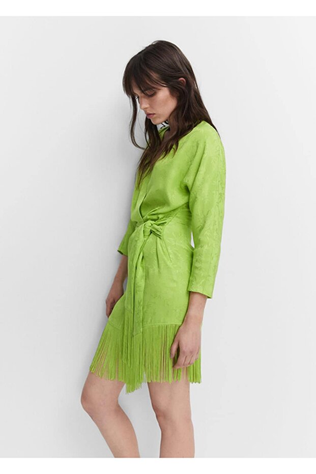 Püsküllü Jakar Elbise - 5