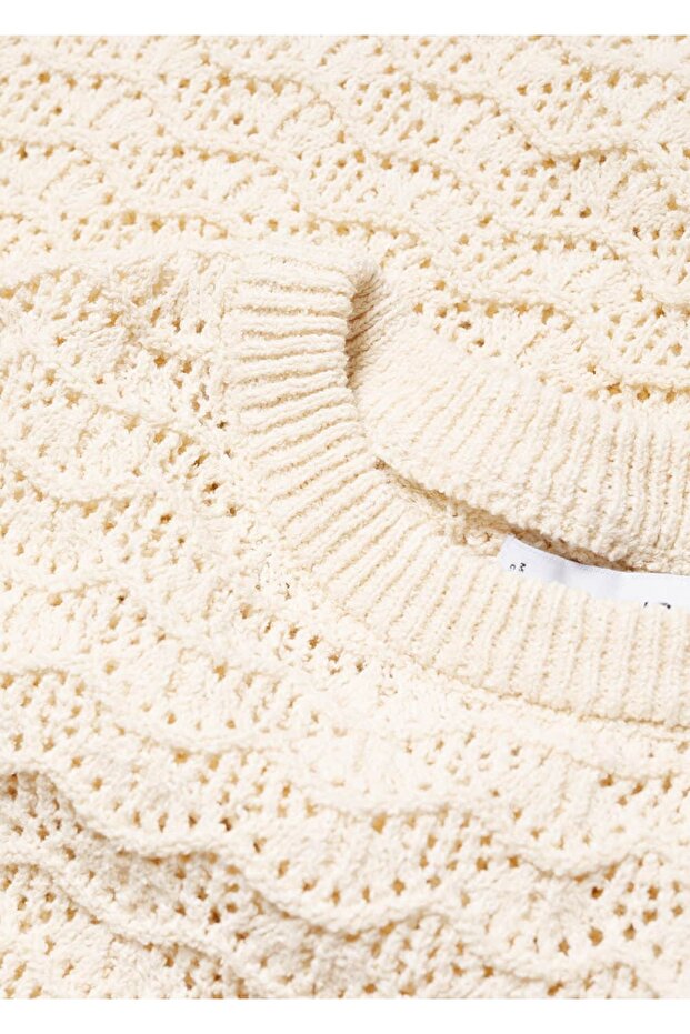 Kısa Kollu Oversize Kazak - 6