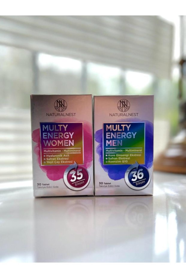 Multy Energy 30 Tablets Man + Woman 2-Pack