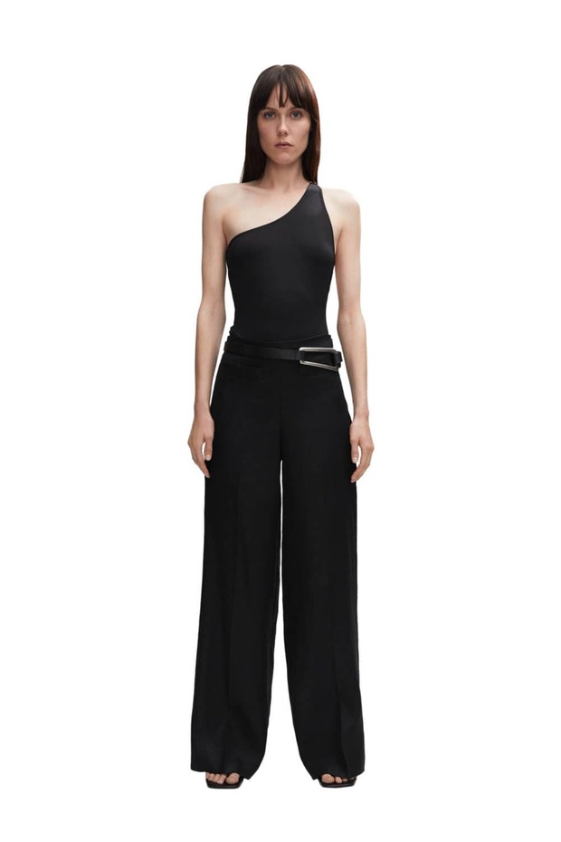 Back open asymmetrical bodysuit - 5