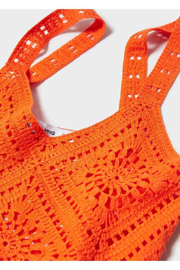 Kroşe Cropped Bluz - 5