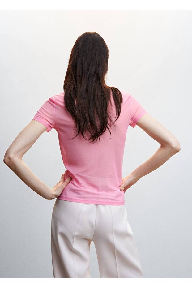 Yarı Transparan Tişört - 4