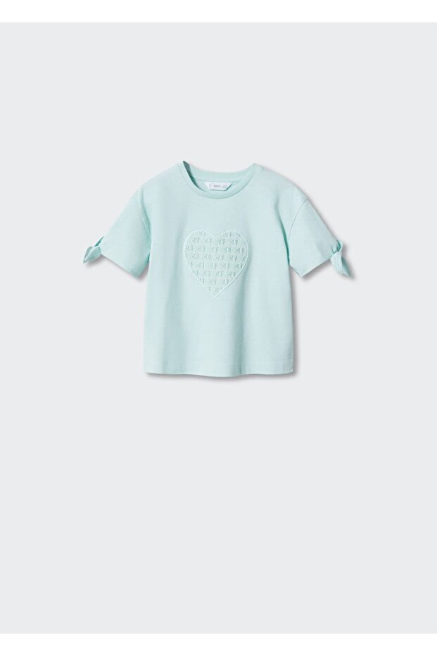 Kalp Işlemeli Tişört - 3