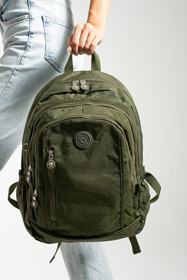 SCHOOL BAG MEGA LARGE SIZE MULTI COMPARTMENT BACKPACK - 2