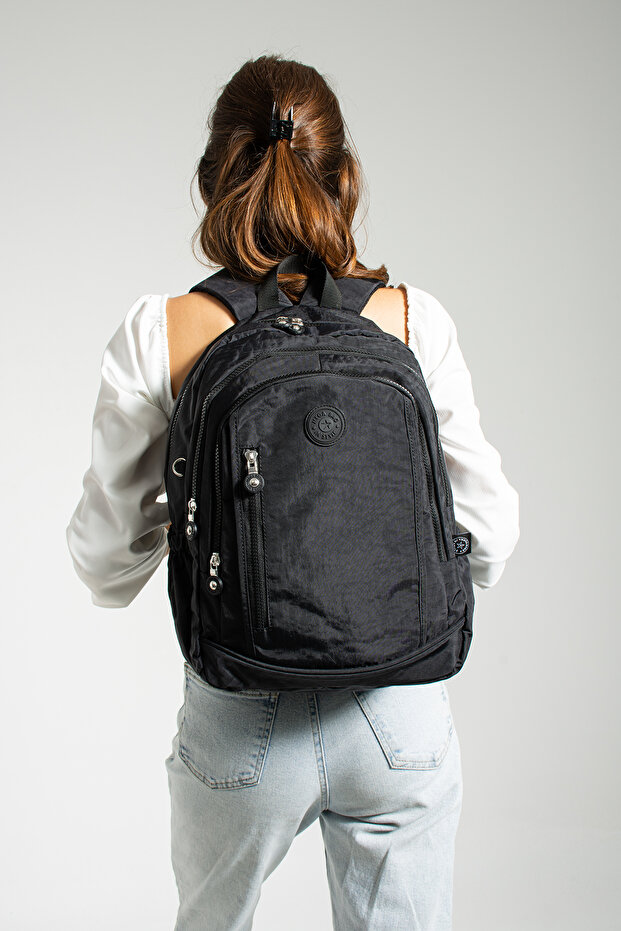 SCHOOL BAG MEGA LARGE SIZE MULTI COMPARTMENT BACKPACK - 4