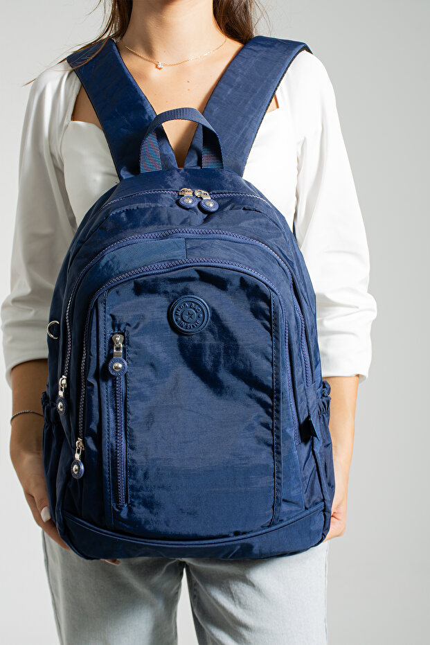 SCHOOL BAG MEGA LARGE SIZE MULTI COMPARTMENT BACKPACK - 3