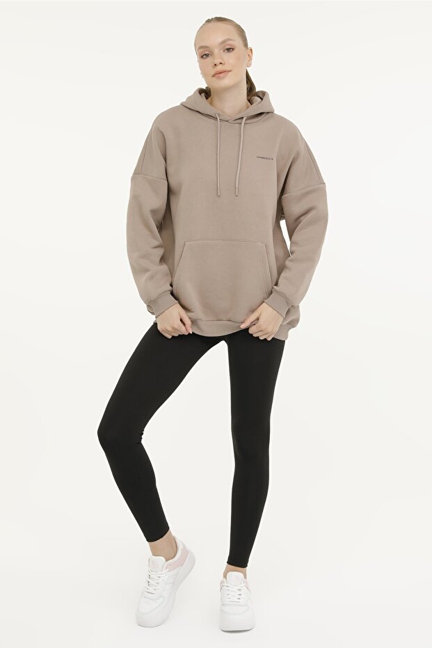 W-MARCIA BASIC OVERSIZE H Vizon Kadın Sweatshirt - 3