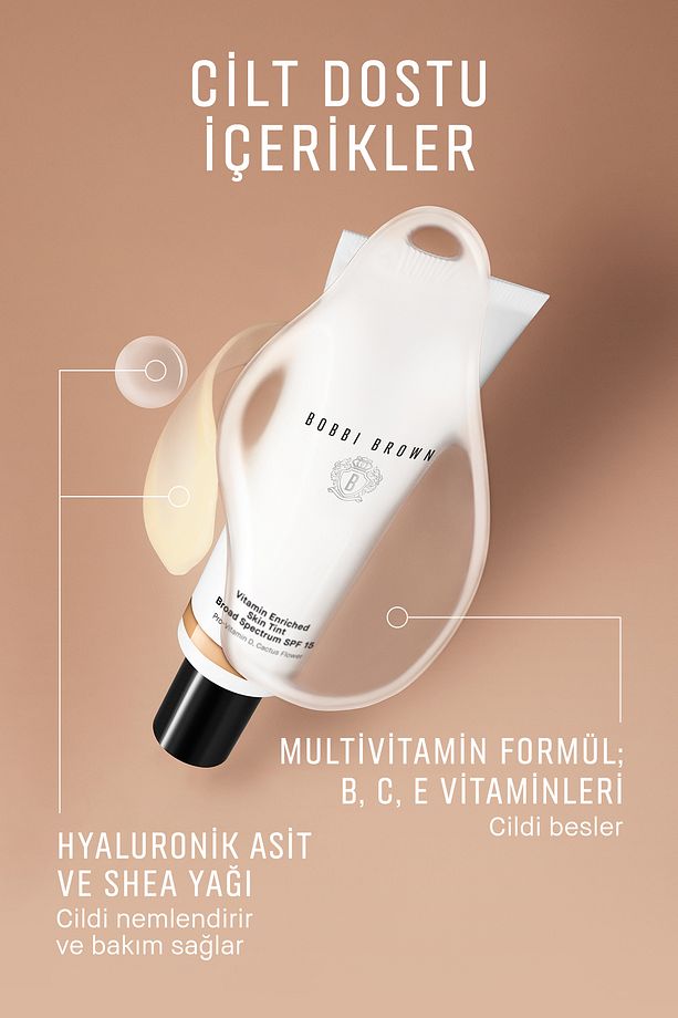 Vitamin Enriched Işıltılı Bitişli Renkli Nemlendirici SPF 15 50 ml - Light 2 - 716170284705 - 4