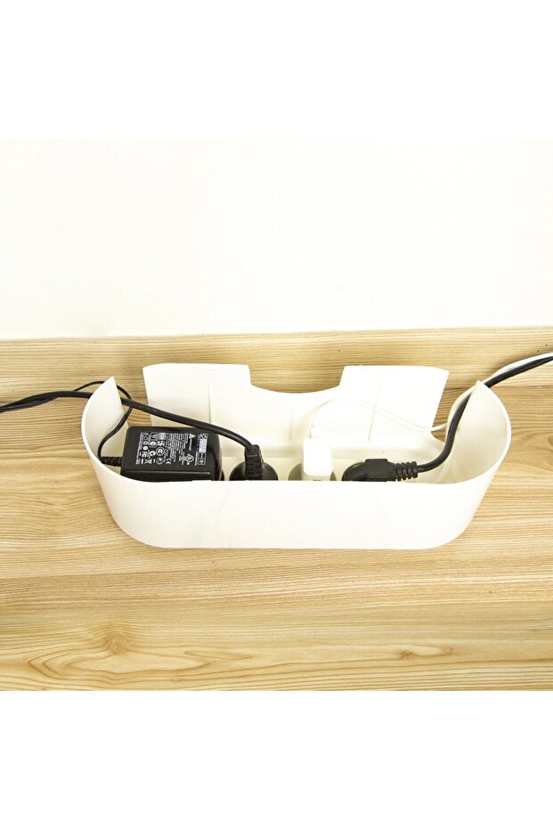 صندوق منظم الكابلات الأبيض من ماك بلو - 8