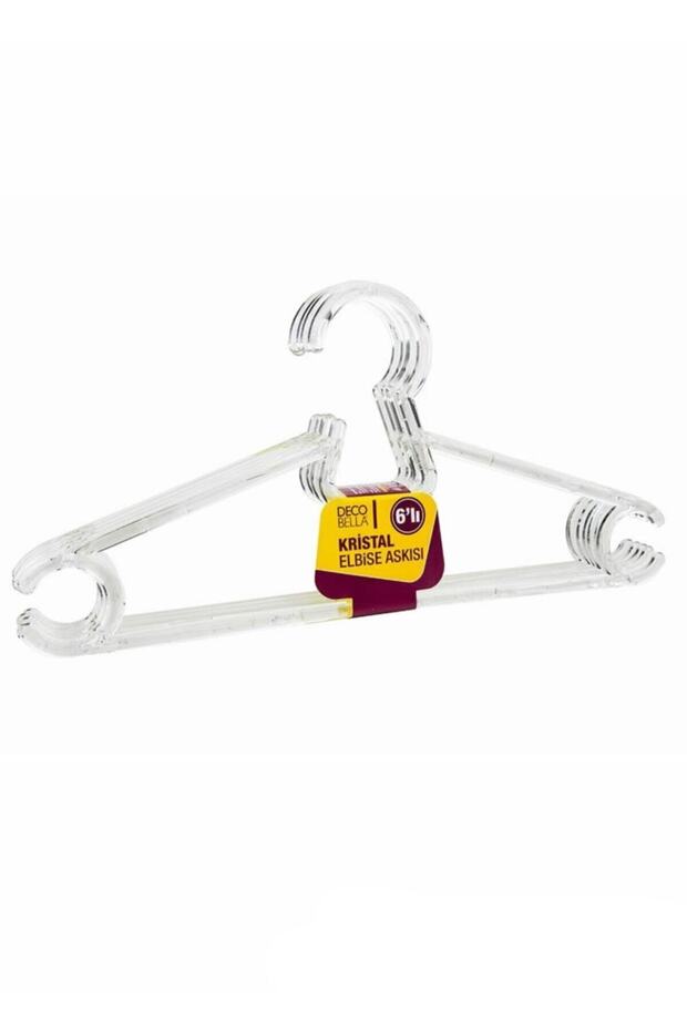 Crystal Adult Clothes Hangers 6 Pieces