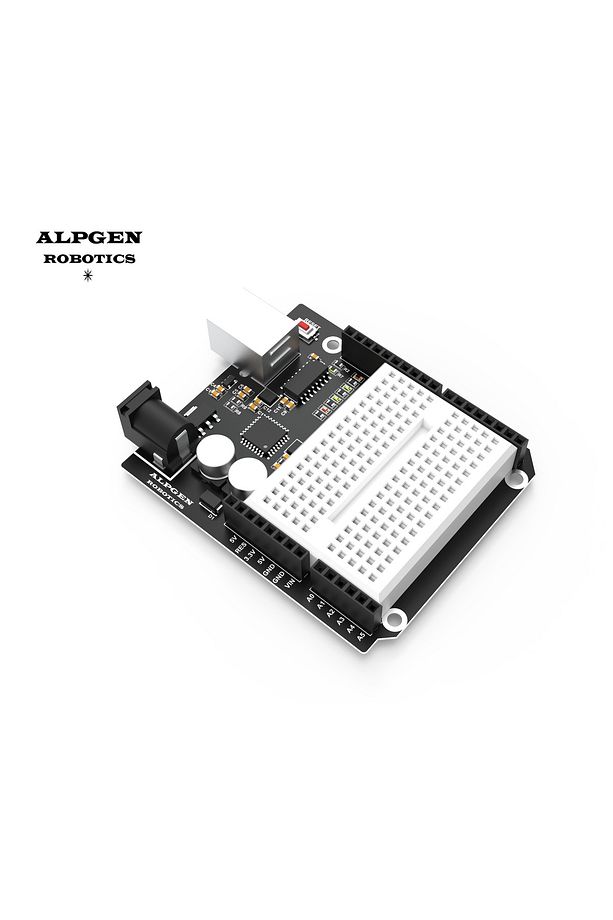 Uno Breadboard Robotik Kodlama Geliştirme Kartı Atmega328p-au - 2