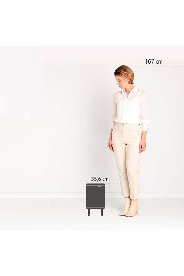 Evrekala Shop Ayaklı Çöp Kutusu Brabantia Bo 4 Lt Bin - 6