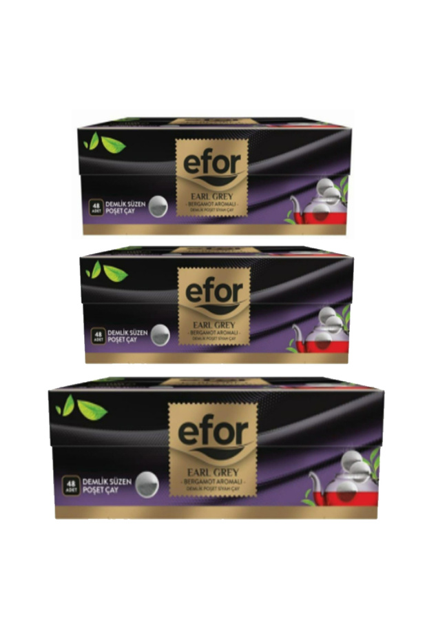 Earl Grey Demlik Poşet Çay 48li 3lü Set - Demlik Poşet Çay 144 Adet - 2