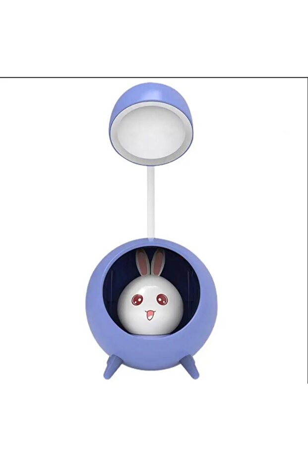 Sevimli Tavşanlı Mini Masa Lambası - 1