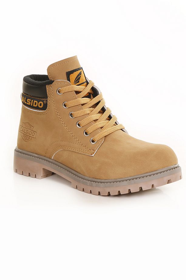 Sarı-honey Unisex Kauçuk Taban Suya-dayanıklı Bot - 1